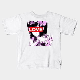 Aesthetic Japanese Girl 7 v2 Kids T-Shirt